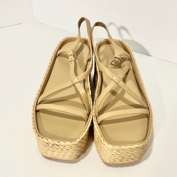 🔵VINCE Women's Tan PLATFORM Sandals - Picture 5 of 9